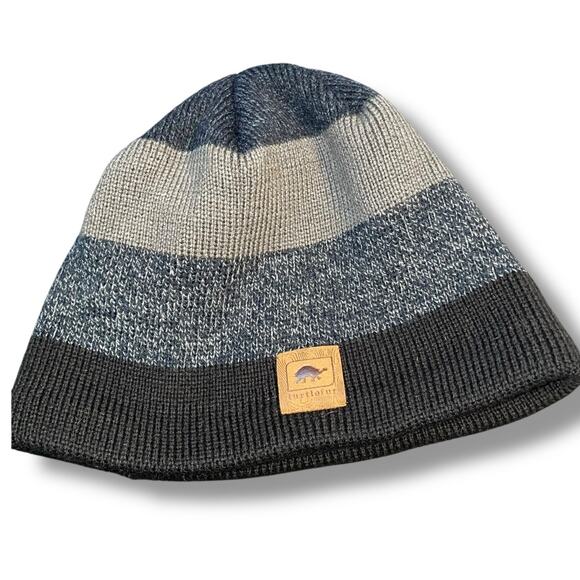 Turtle Fur Ragg Wool Beanie Lined Microfleece Knit Hat Recycled Winter Ski Cap - Picture 4 of 10